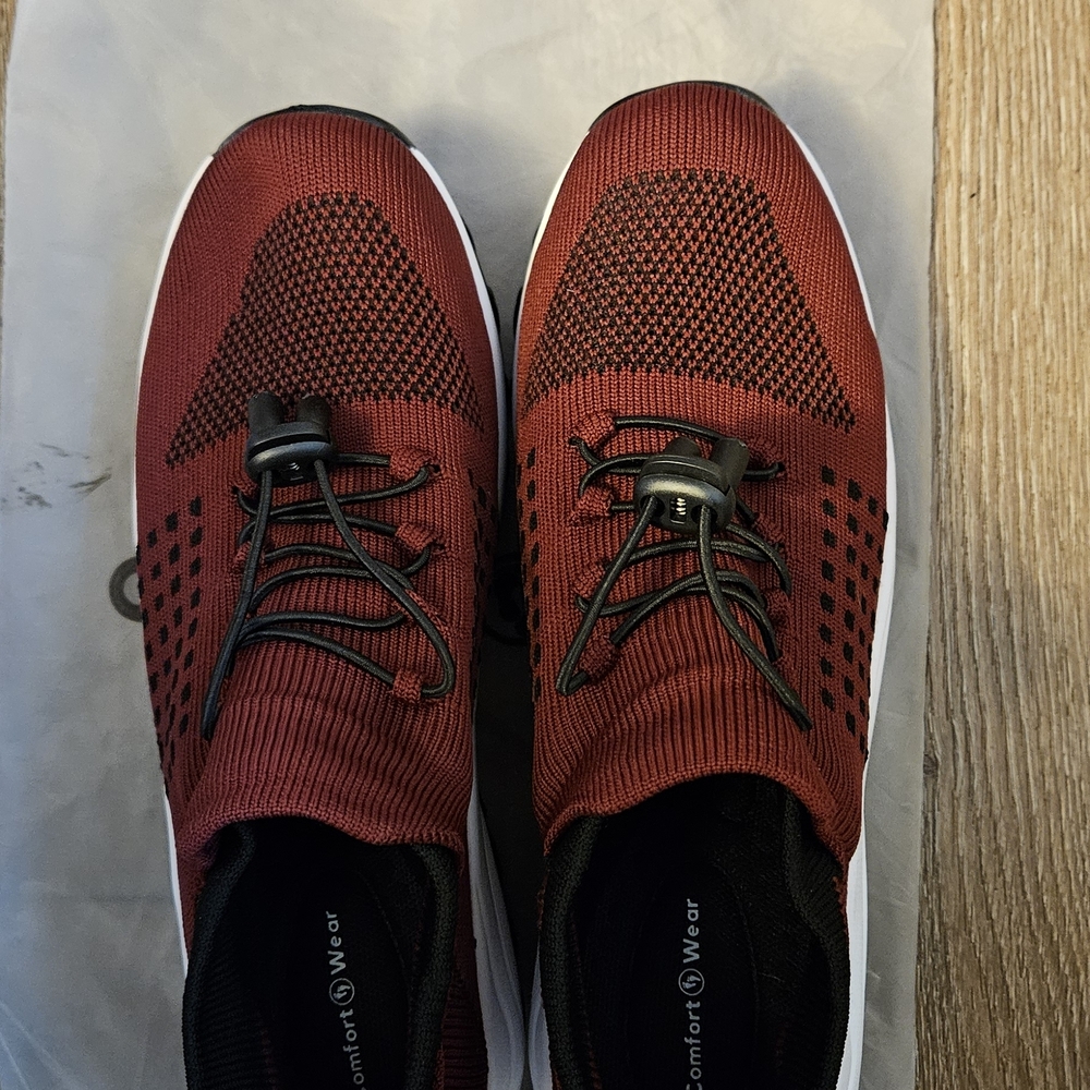 Comfort Wear Orthopedic Shoes - Burgundy Color